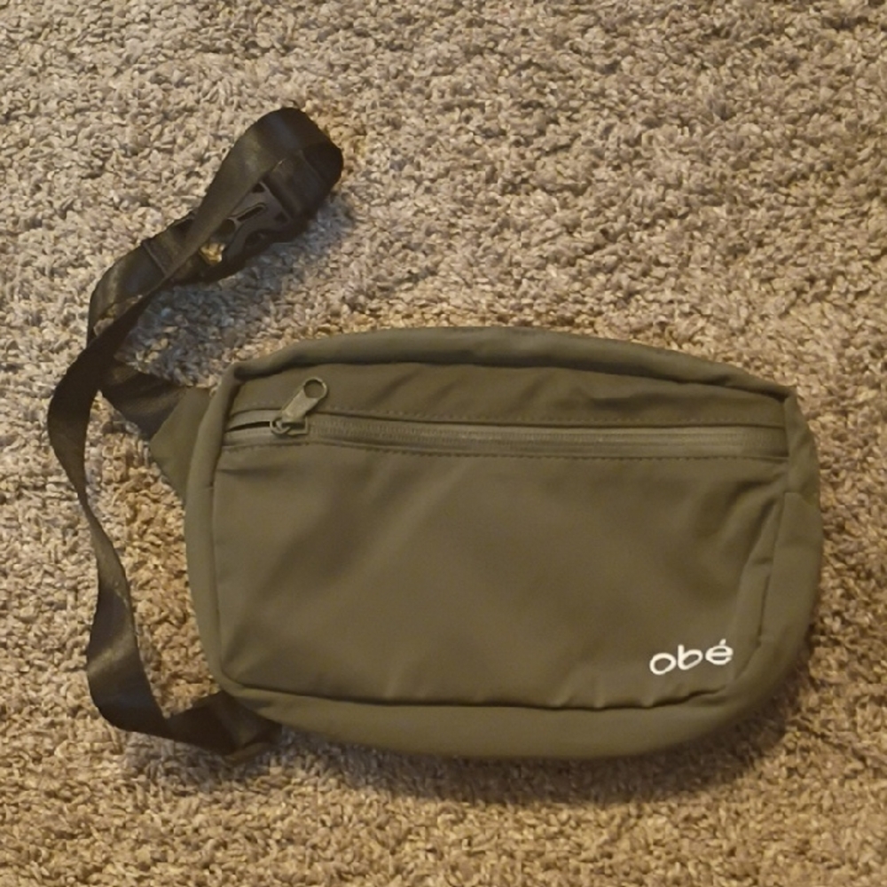 Olive Green Obe Crossbody Bag